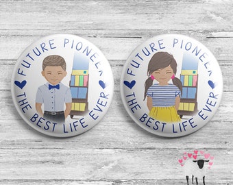 Future Pioneer - The Best Life Ever - JW Cute Kids with Cart Button