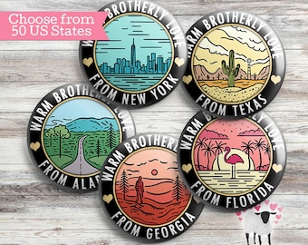 Warm Brotherly Love From - 50 US States - Special International Convention - Custom JW Travel Gift