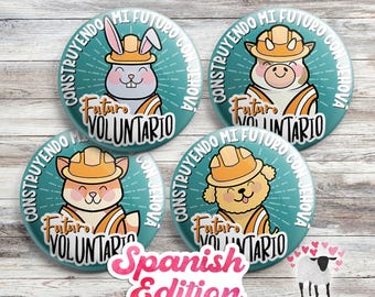 SPANISH Futuro Voluntario Animals - Construyendo Mi Futuro Con Jehová - JW LDC Maintenance and Construction Gifts for Kids