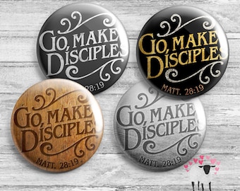 Go, Therefore, and Make Disciples...Baptizing Them - Matthew 28:19 - Globe - JW Ministry Gifts