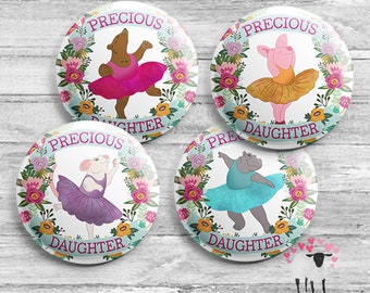 Precious Daughter - Gifts - Buttons