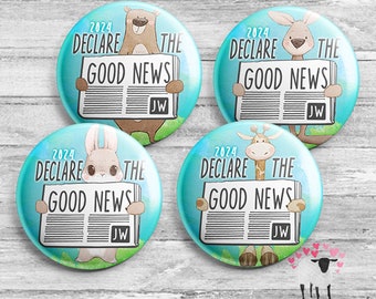 Declare the Good News - Cute Animals - Kids - 2024 Special Regional Convention - JW Ministry Gift