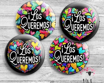 Los Queremos - SPANISH We Love You - Colorful Hearts -  Special and International Conventions - Anytime - JW Ministry Gift