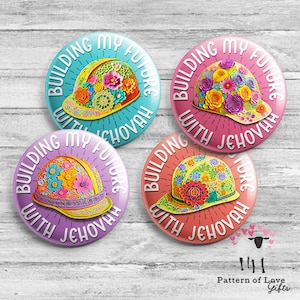 LDC Buttons - JW Local Design Construction - Volunteer - Building My Future with Jehovah