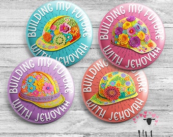 LDC Buttons - JW Local Design Construction - Volunteer - Building My Future with Jehovah