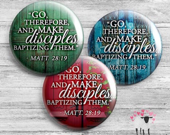 Go, Therefore, and Make Disciples...Baptizing Them - Matthew 28:19 - Doors - JW Ministry Gifts