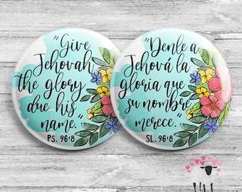 2025 Year Text - Give Jehovah the Glory Due His Name - Psalm 96:8 - JW Ministry Gifts