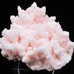 One perfect gift for collectors-an amazing cluster of feather like manganocalcite crystals