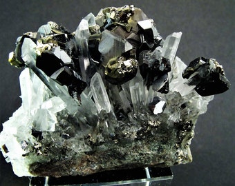 The perfect gift for collectors - sphalerite - marmatite, pyrite, quartz on sale
