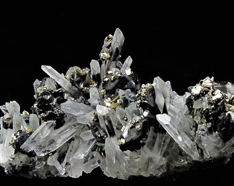 Best gift foe collectors - Quartz, sphalerite-marmatite, galena, chalcopyrite and pyrite