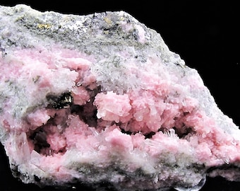 Perfect gift for collectors - rhodochrosite, quartz, chalcopyrite, sphalerite and stilbite