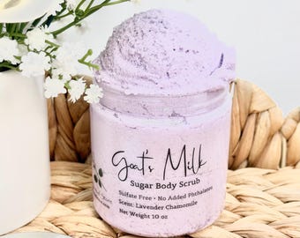 Sugar Scrub: Gentle Body Scrub With Goat Milk Soap