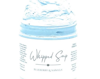 Blueberry Vanilla Whipped Soap
