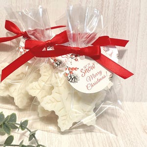 Christmas Snowflake Soap Favors