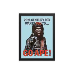 Go Ape Framed Poster