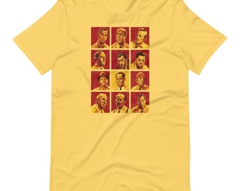 Camiseta unissex 12 homens irritados
