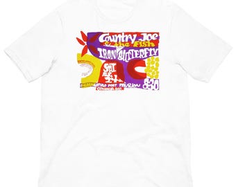 Camiseta Country Joe & the Fish Iron Butterfly
