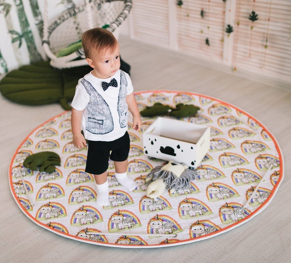 large quilted play mat