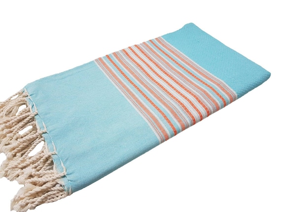 Beach Size Towel Light and Soft /%100 Organic Cotton Turkish Towel