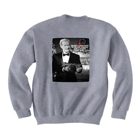 animal christmas jumper