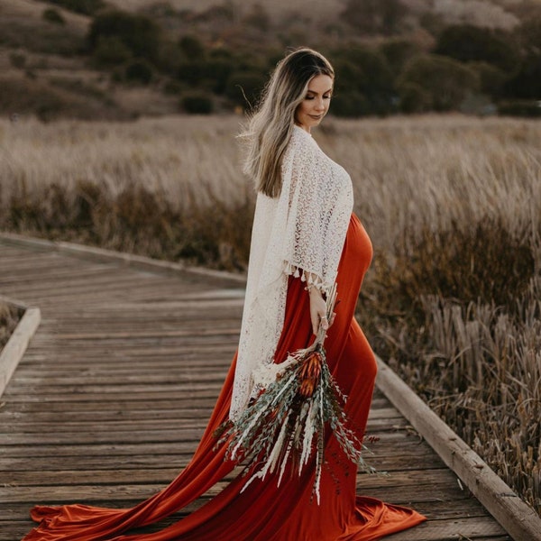 Orange Baby Shower Dress Etsy