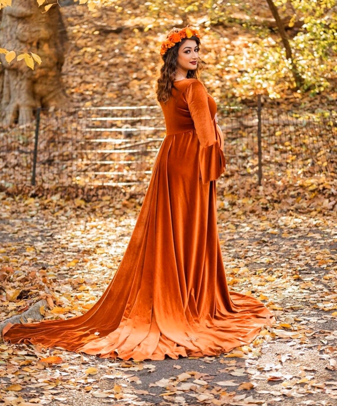 Velvet Maternity Dress for Photo Shoot/velvet Maternity Gown Etsy