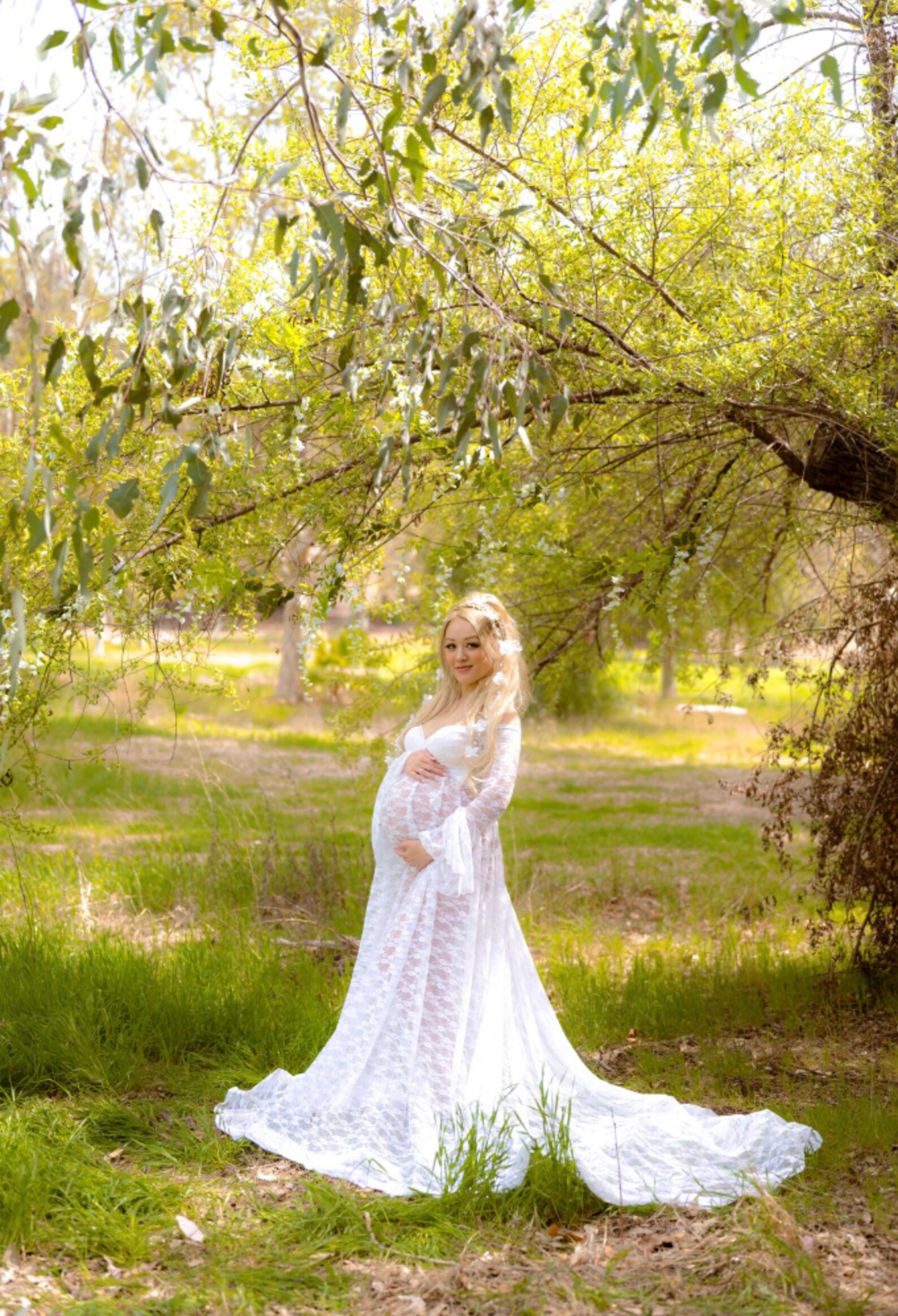 Maternity Dress for Photo Shoot sheer Bohemian Lace Maternity Etsy UK