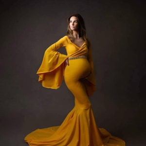Sunshine Lace Yellow Maternity Shoot (XL) main image 1