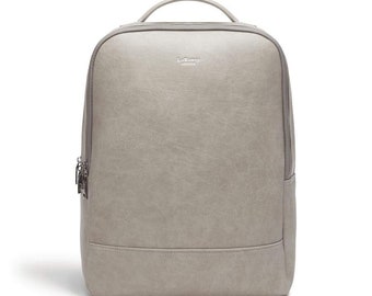 LaBante London Acacia Grey Vegan Laptop Backpack