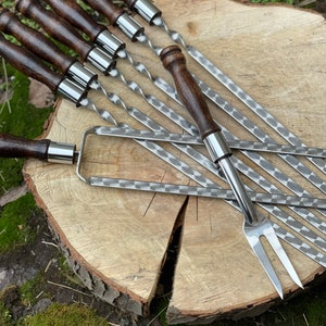 BBQ skewers set, Kebab set, BBQ grill accessories