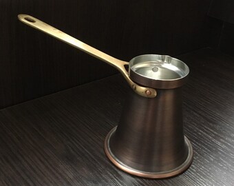 Turkish copper coffee pot, handmade copper cezve, coffee pot maker, turkish coffee pot