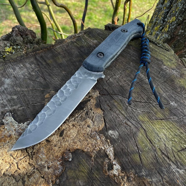 Bushcraft knife, Handmade camping knife, Full tang custom knife