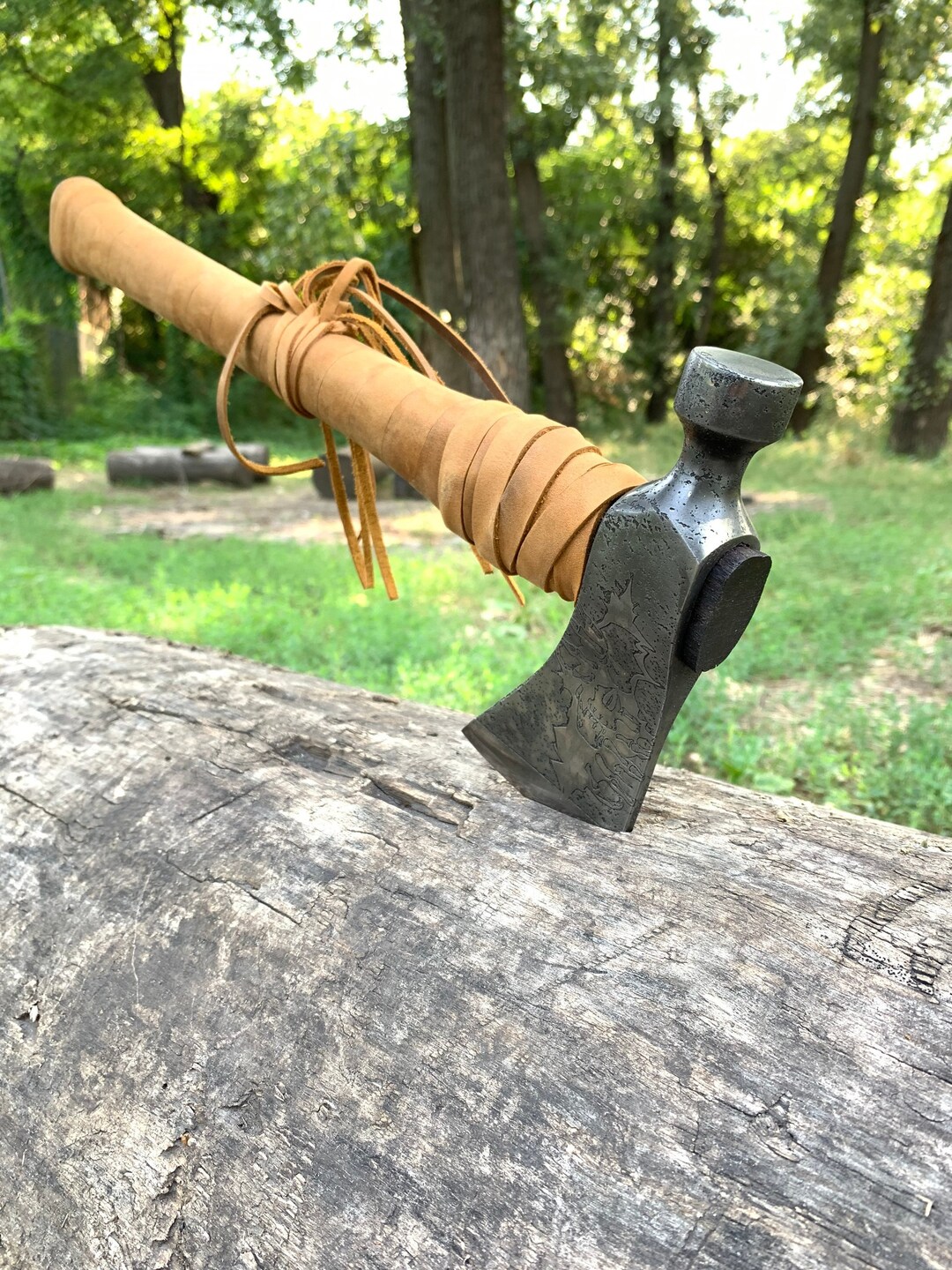 Tomahawk Custom Axe, Bushcraft Hatchet, Camping Hatchet, Custom Bearded