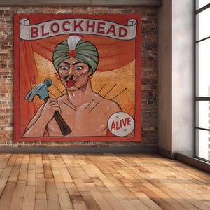 Sideshow Banner - Blockhead - Etsy