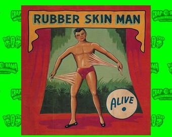 Sideshow Banner - Rubber Skin Man