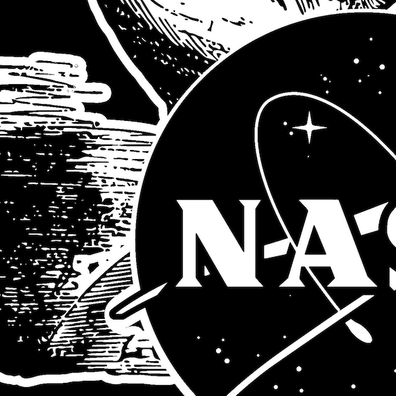 Nasa Logo Black And White