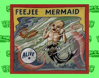 Sideshow Banner - Feejee Mermaid