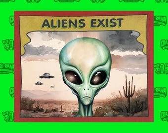 Aliens Exist Sideshow Banner