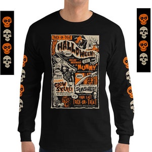 Vintage Retro Halloween Long Sleeve T-Shirt