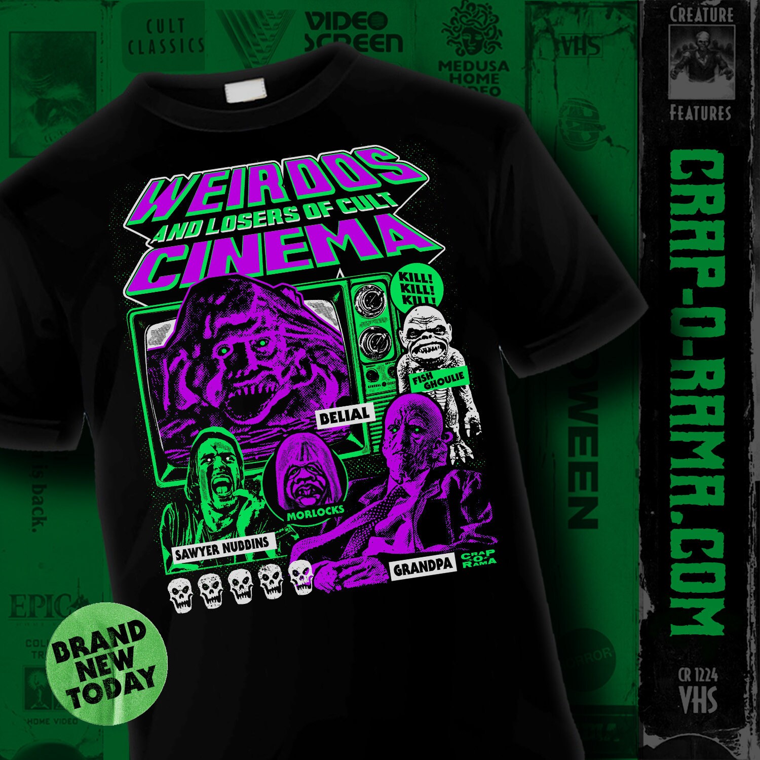 Weirdos of Cult Cinema T-shirt - Etsy