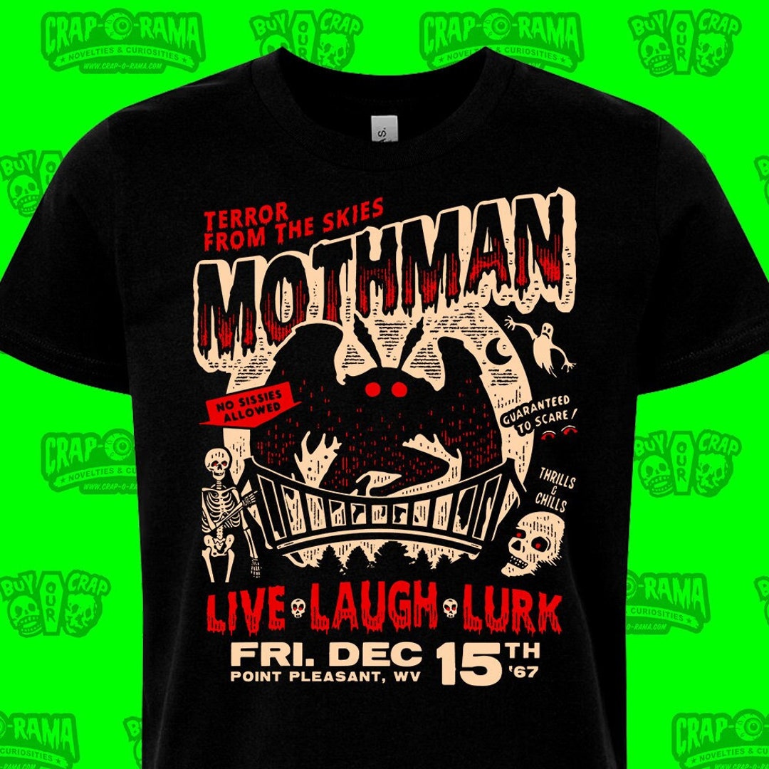 Mothman Spook Show T-shirt - Etsy
