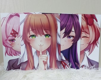 ArtStation - Doki Doki Literature Club - poster (FAN ART)