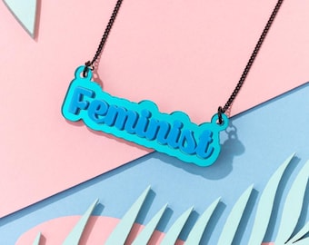 Feminist Statement Necklace