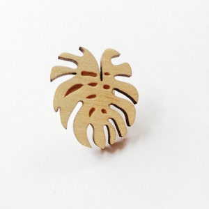Banana leaf, cheese plant Pin Badge