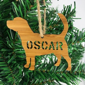 Personalised Dog Christmas Decorations