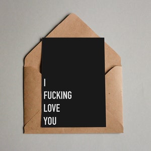 I fucking ti amo San Valentino Carta