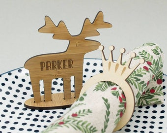 Reindeer, personalised, Christmas place names