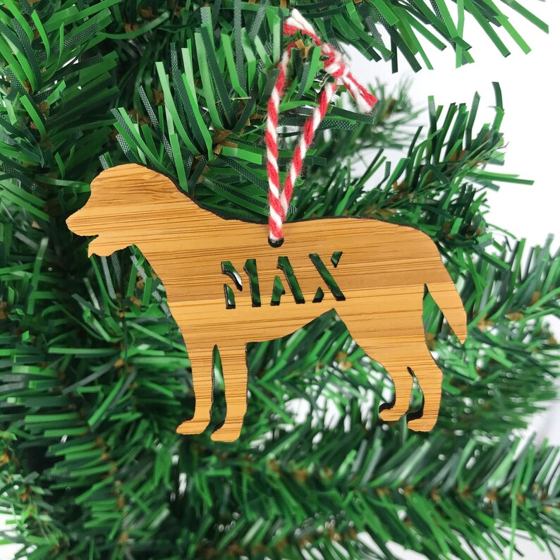 Personalised Dog Christmas Decorations Etsy