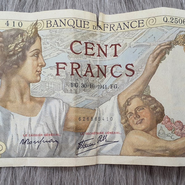 Geldschein 100 Cent France