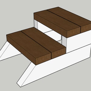 Beginner Friendly Step Stool D-I-Y digital plans | PDF downloadable file